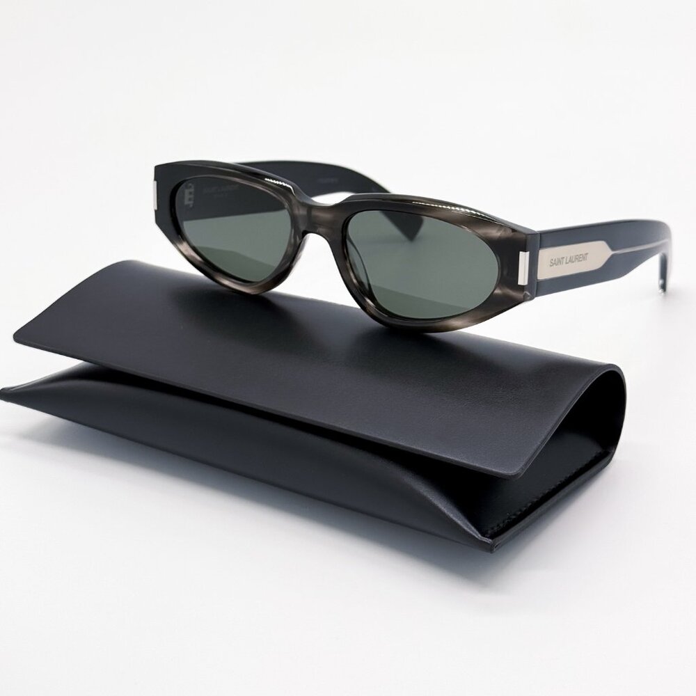 NEW SAINT LAURENT SUNGLASSES SL618 004 UNISEX GREY EYEWEAR SAINT LAURENT